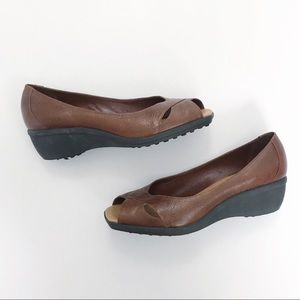 Antonio Melani Leather Wedges